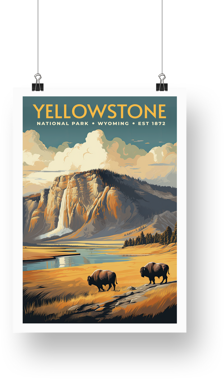 Yellowstone National Park Poster - poster