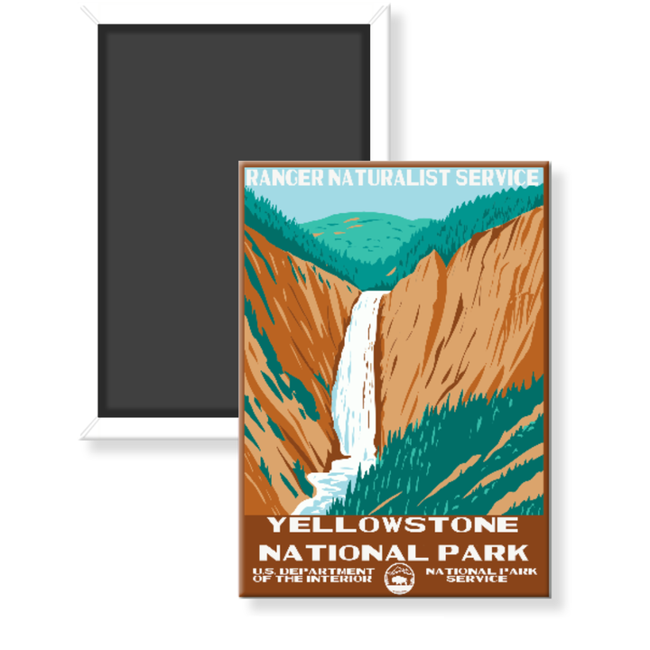 Yellowstone National Park WPA Magnet - magnet