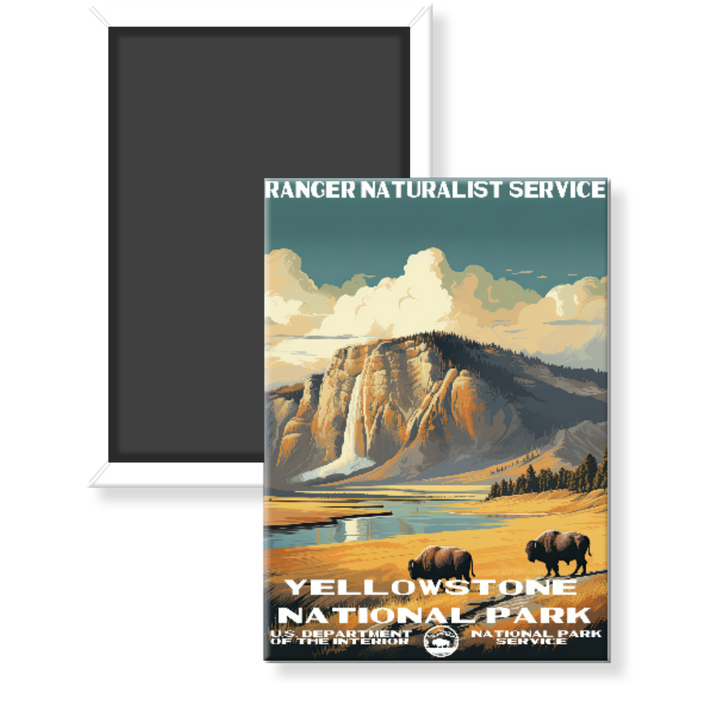 Yellowstone National Park WPA Magnet - magnet