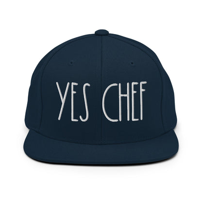 Yes Chef Bill Brim Snapback Hat - Dark Navy
