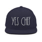 Yes Chef Bill Brim Snapback Hat - Navy
