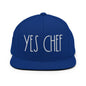 Yes Chef Bill Brim Snapback Hat - Royal Blue