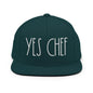Yes Chef Bill Brim Snapback Hat - Spruce
