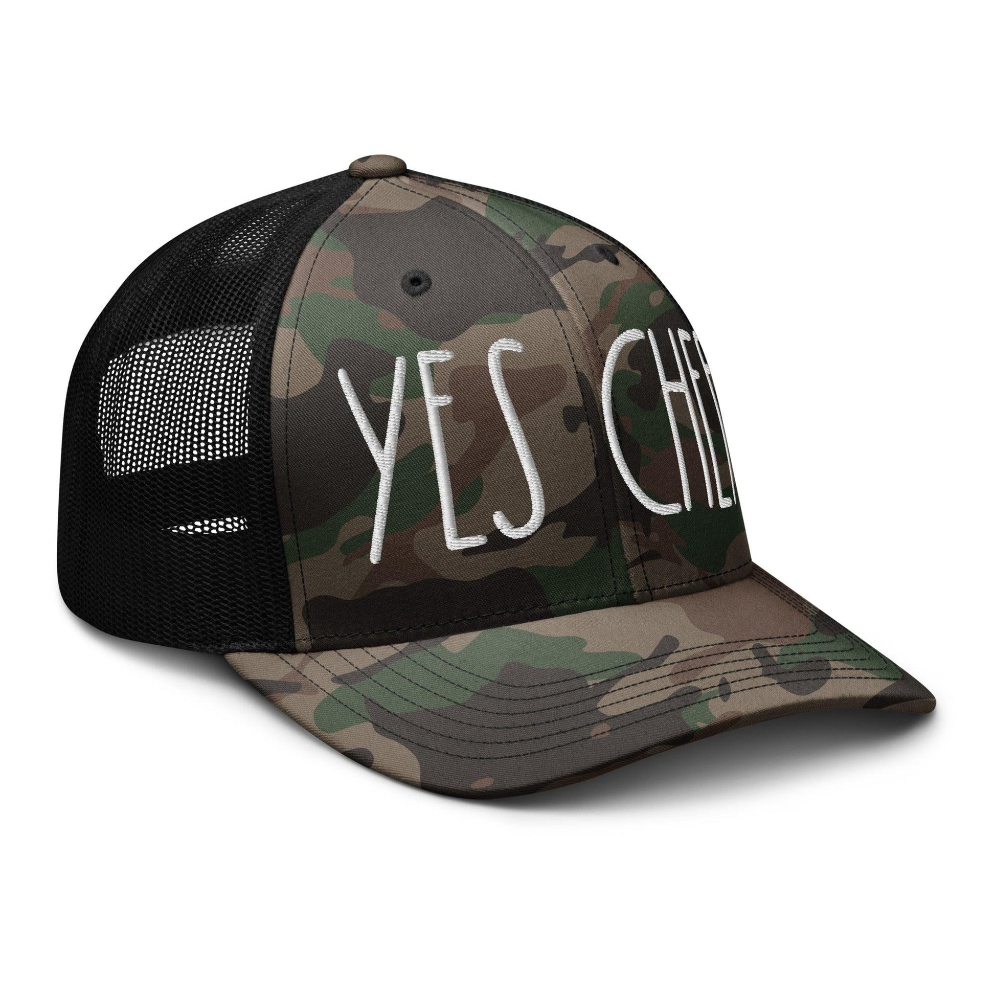 Yes Chef Camo Trucker Hat