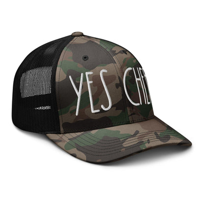 Yes Chef Camo Trucker Hat