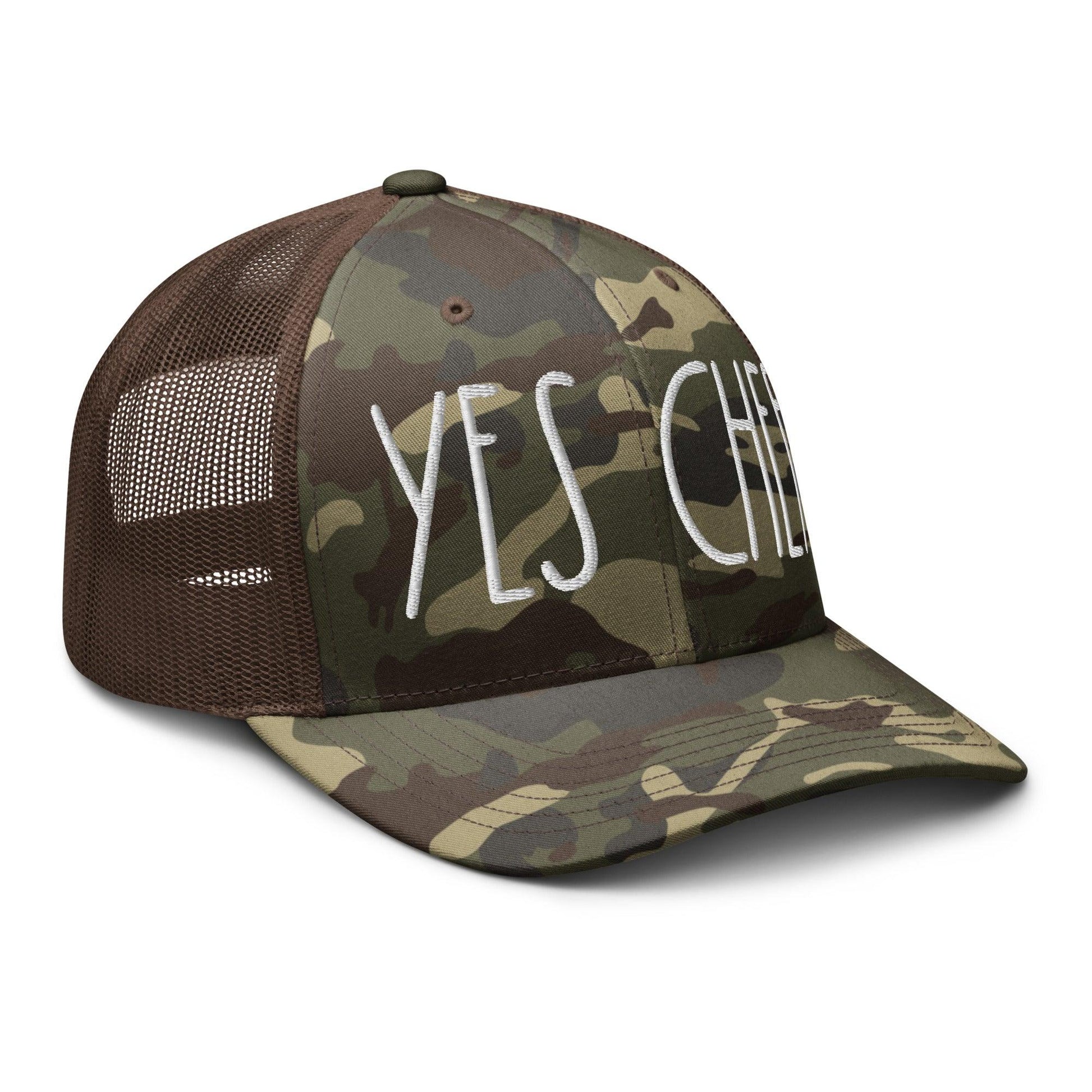 Yes Chef Camo Trucker Hat
