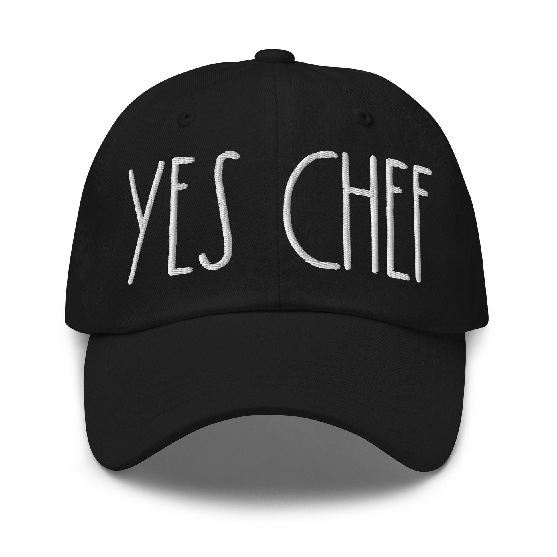 Yes Chef Dad Hat - Black