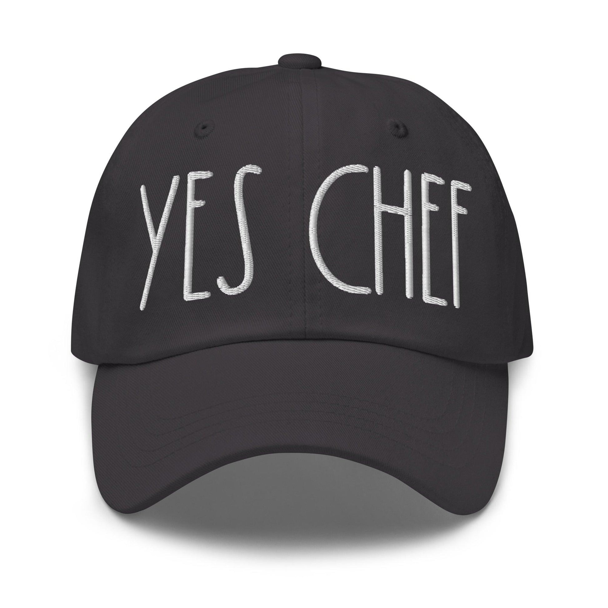 Yes Chef Dad Hat - Dark Grey