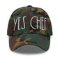 Yes Chef Dad Hat - Green Camo