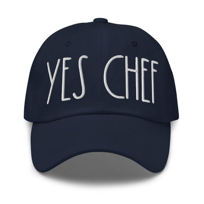 Yes Chef Dad Hat - Navy