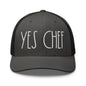 Yes Chef Retro Trucker Hat - Charcoal/ Black