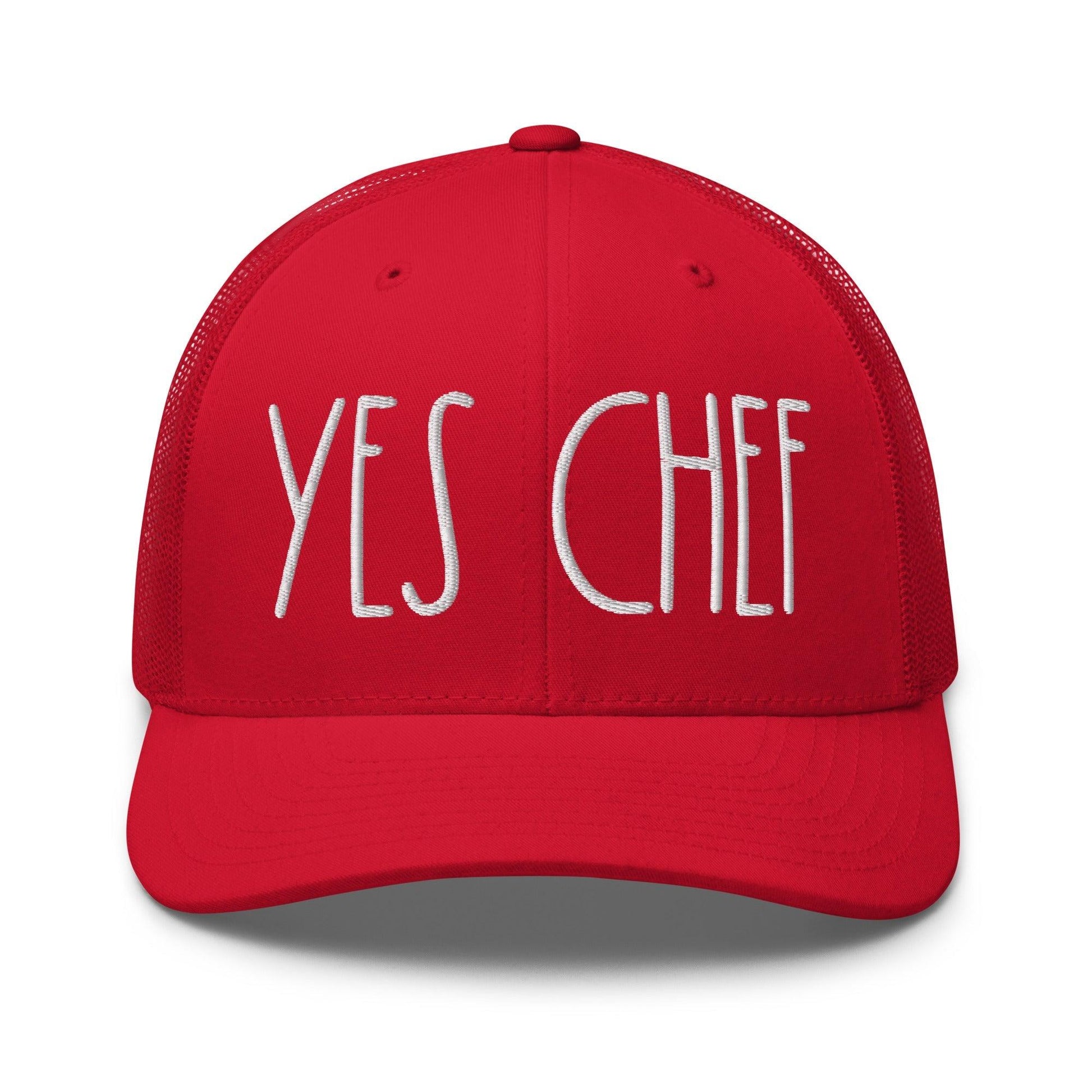 Yes Chef Retro Trucker Hat - Red