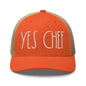 Yes Chef Retro Trucker Hat - Rustic Orange/ Khaki