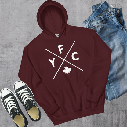 YFC 🍁 Hoodie - Maroon / S