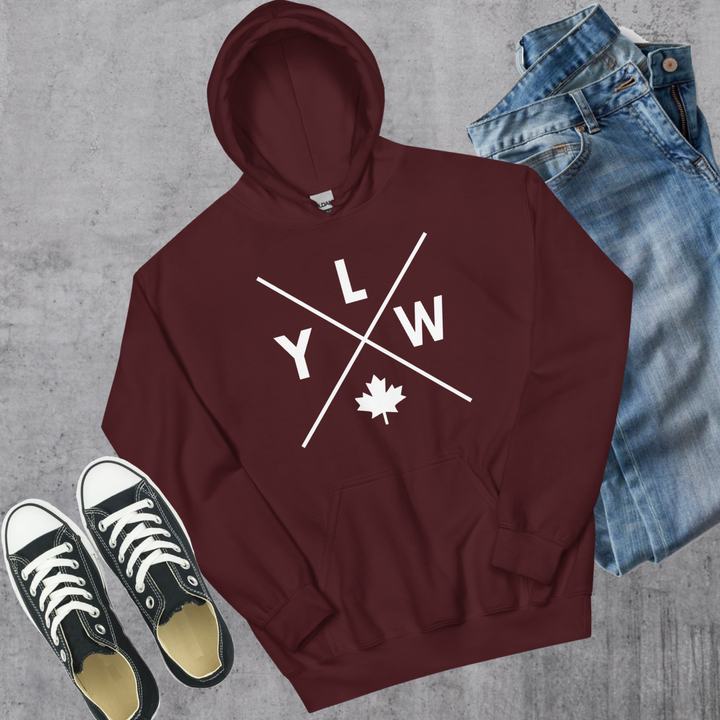 YLW Hoodie - Maroon / S