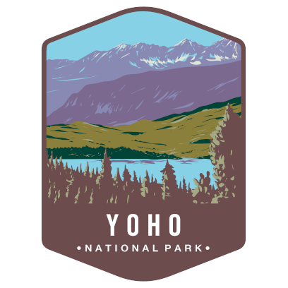 Yoho National Park Sticker Large - sticker