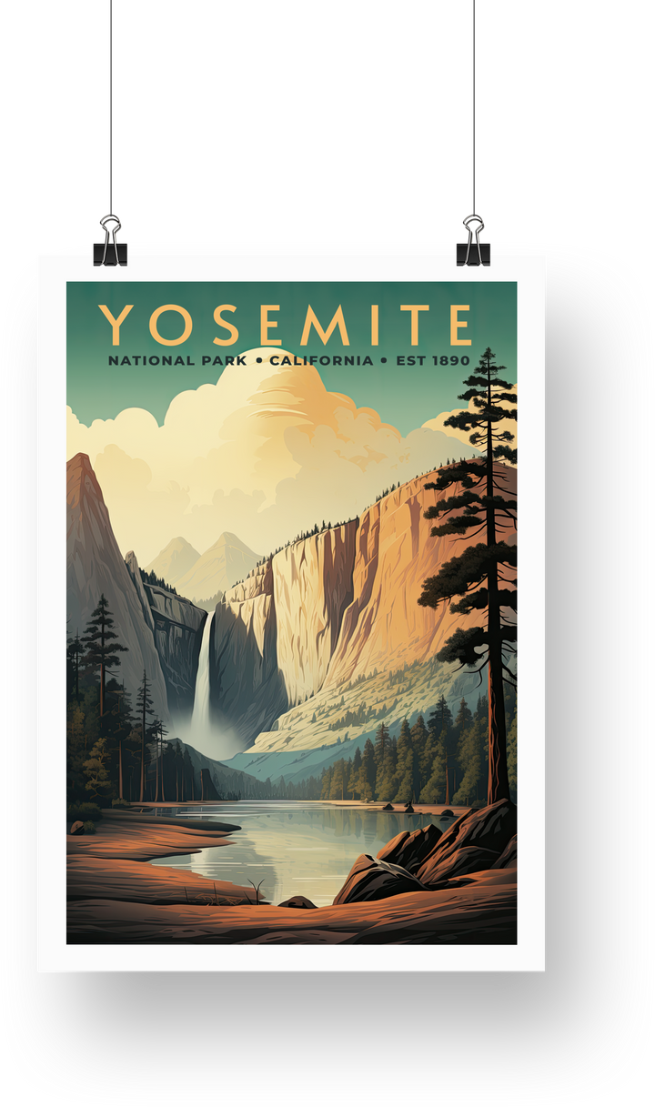 Yosemite National Park Poster - poster