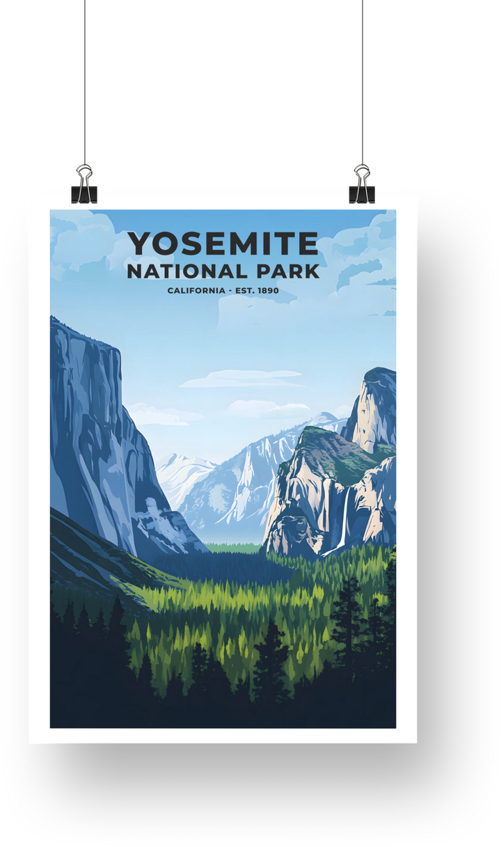 Yosemite National Park Poster - poster