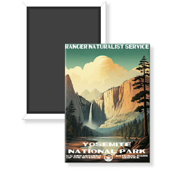 Yosemite National Park WPA Magnet - magnet