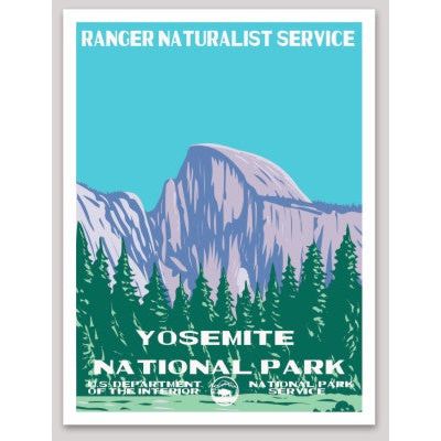 Yosemite National Park WPA Sticker Large - sticker