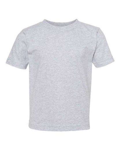 Gray Youth Classic T-Shirt made from comfortable cotton polyester blend fabric
