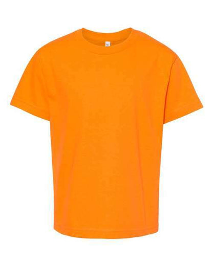 Orange Youth Classic T-Shirt made from cotton polyester blend for comfortable wear