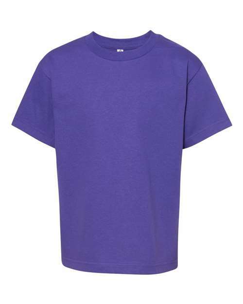 Purple Youth Classic T-Shirt made from comfortable cotton polyester blend fabric