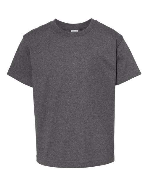 Gray Youth Classic T-Shirt made from soft cotton polyester blend fabric