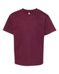 Maroon Youth Classic T-Shirt made from cotton polyester blend fabric