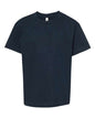 Youth Classic T-Shirt in navy blue cotton polyester blend for comfortable wear