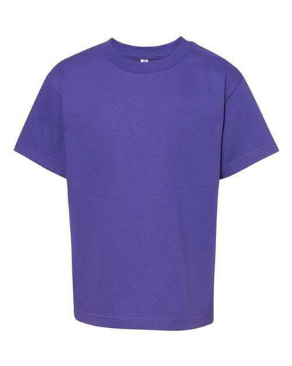 Purple Youth Classic T-Shirt made from soft cotton polyester blend fabric
