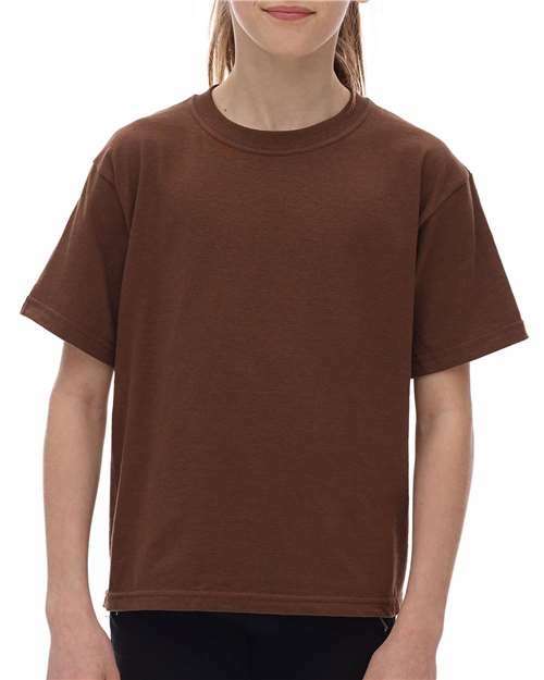 Youth Gold Soft Touch T-Shirt - Brown - Brown / XS