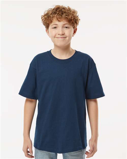 Youth Gold Soft Touch T-Shirt - Deep Navy - Deep Navy / XS