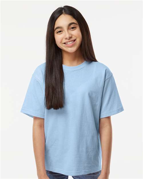 Youth Gold Soft Touch T-Shirt - Light Blue - Light Blue / XS