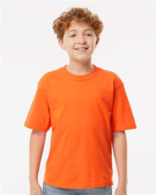 Youth Gold Soft Touch T-Shirt - Orange - Orange / XS