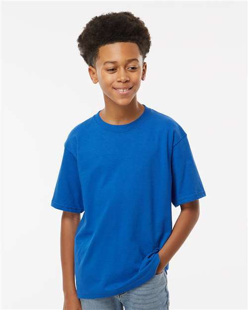 Youth Gold Soft Touch T-Shirt - Royal - Royal / XS