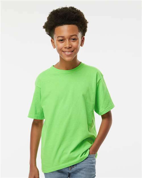 Youth Gold Soft Touch T-Shirt - Vivid Lime - Vivid Lime / XS