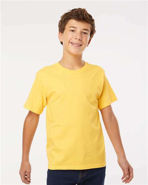 Youth Gold Soft Touch T-Shirt - Yellow - Yellow / XS