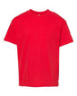 Red short-sleeved cotton polyester blend Youth Heavyweight T-Shirt for custom apparel
