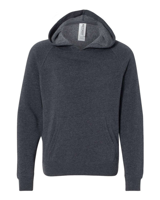 Youth Lightweight Special Blend Raglan Hooded Sweatshirt PRM15YSB - Midnight Navy / XS - Sweatshirts & Hoodies