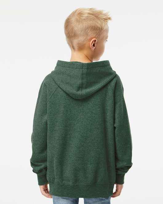 Youth Lightweight Special Blend Raglan Hooded Sweatshirt PRM15YSB - Sweatshirts & Hoodies