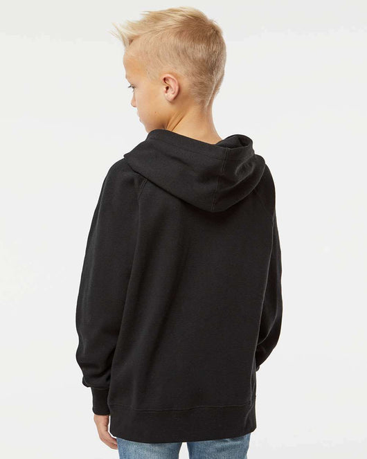 Youth Lightweight Special Blend Raglan Hooded Sweatshirt PRM15YSB - Sweatshirts & Hoodies
