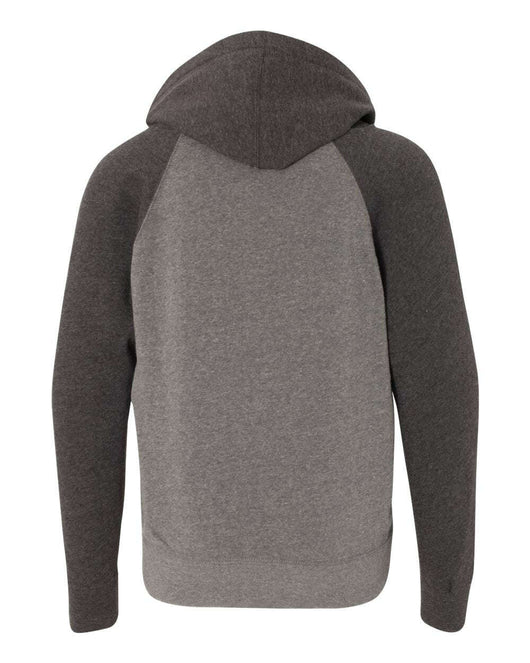 Youth Lightweight Special Blend Raglan Hooded Sweatshirt PRM15YSB - Sweatshirts & Hoodies