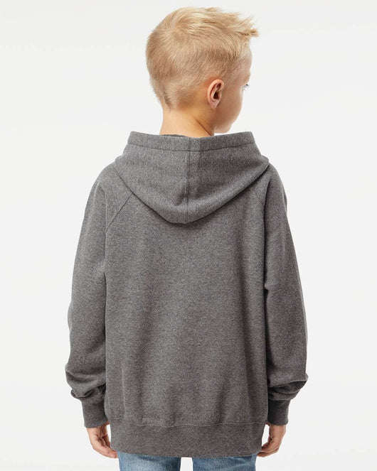 Youth Lightweight Special Blend Raglan Hooded Sweatshirt PRM15YSB - Sweatshirts & Hoodies