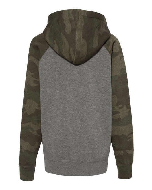 Youth Lightweight Special Blend Raglan Hooded Sweatshirt PRM15YSB - Sweatshirts & Hoodies