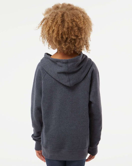 Youth Lightweight Special Blend Raglan Hooded Sweatshirt PRM15YSB - Sweatshirts & Hoodies
