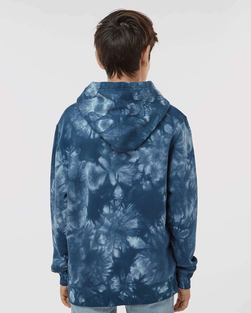 Youth Midweight Tie-Dyed Hooded Sweatshirt PRM1500TD - Sweatshirts & Hoodies