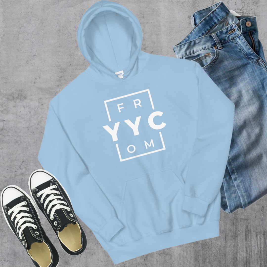 From YYC Hoodie - Light Blue / S