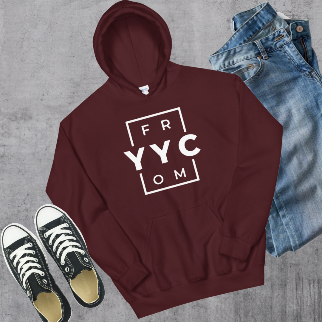 From YYC Hoodie - Maroon / S