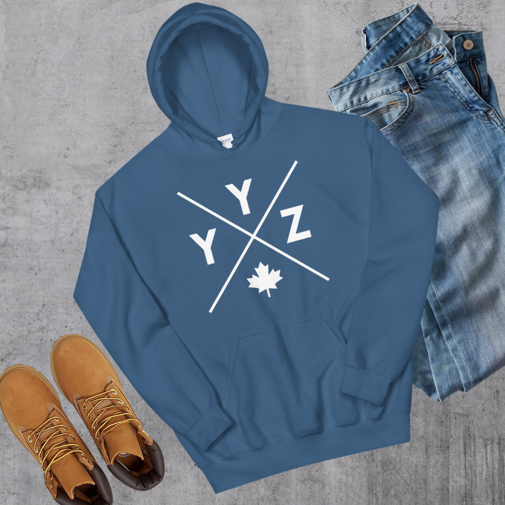 YYZ 🍁 Hoodie - Indigo Blue / S